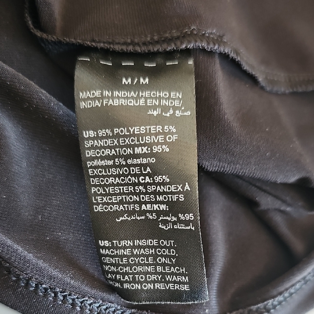 WHBM Embroidered Black Top - Picture 4 of 4